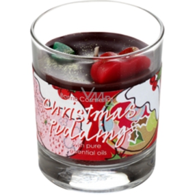 Bomb Cosmetics Weihnachtspudding - Weihnachtspudding Duftende natürliche, handgemachte Kerze in einem Glas brennt bis zu 35 Stunden
