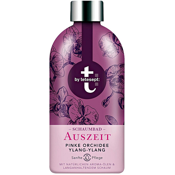 T: BY Tetesept Auszeit Entspannung Rosa Orchidee und Ylang-Ylang Schaumbad 420 ml