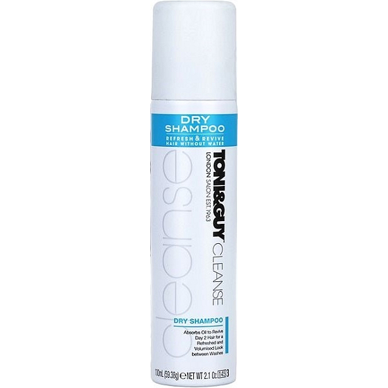 Toni & Guy Cleanse Trocken-Trockenshampoo für normales bis fettiges Haar Reisepackung 100 ml