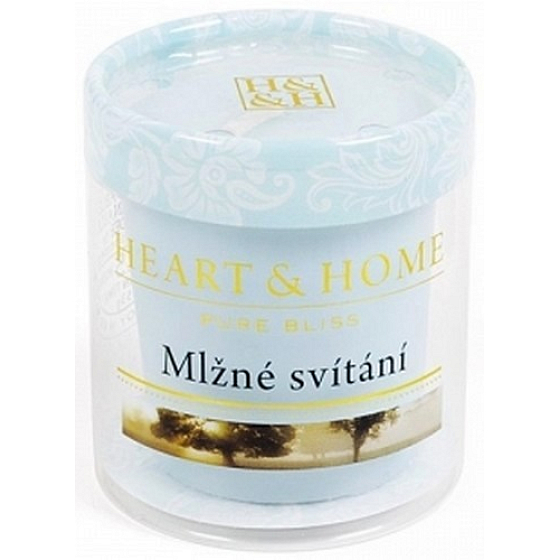 Heart & Home Foggy Dawn Soja-Duftkerze ohne Verpackung brennt bis zu 15 Stunden 53 g