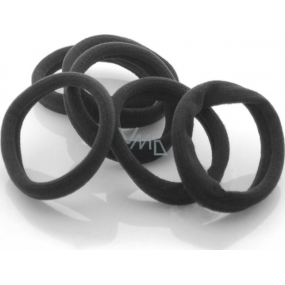 Haarband schwarz 3 x 0,8 cm 4 Stück