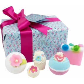 Bomb Cosmetics Blumenstrauß voller Blumen - Tasche voller Posies Ballistik 2 x 160 g + Ball 30 g + Block 50 g + Seife 100 g, Kosmetikset