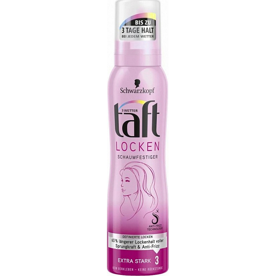Taft 3 Wetter Locken Extra Stark Wollshampoo 150 ml