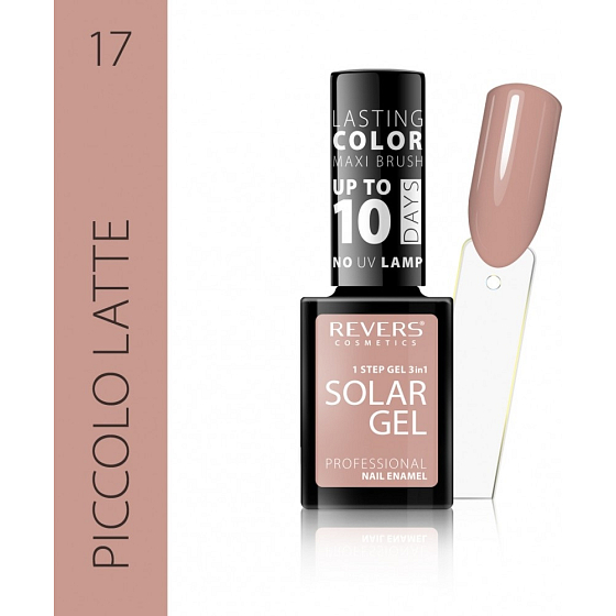 Revers Solar Gel Gel Nagellack 17 Piccolo Latte 12 ml