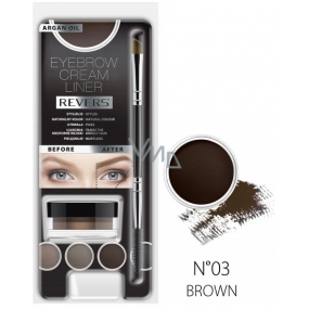 Revers Eyebrown Cream Liner braune Augenbrauencreme Linie 8 ml