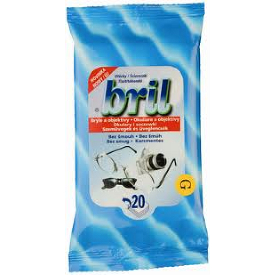 BRIL für Brillen und Gläser wischt 20 Stück ab