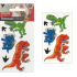 Tätowierte Abziehbilder für Kinder Dinosaurier 10,5 x 6 cm gefärbt