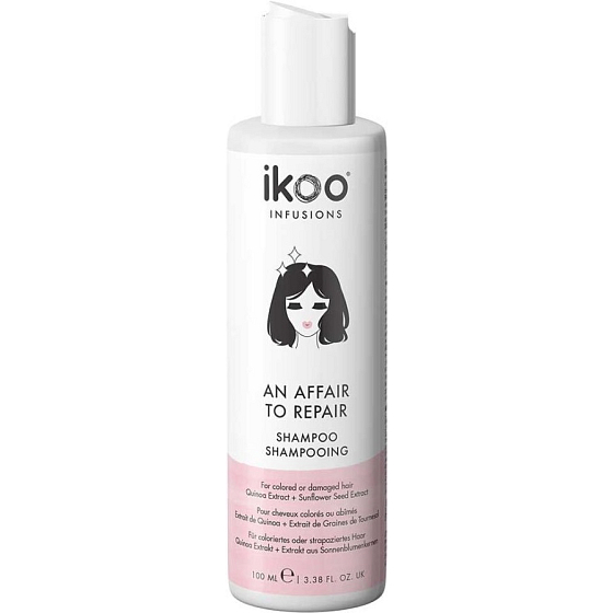 Ikoo An Affair to Repair regenerierendes Shampoo für coloriertes und strapaziertes Haar 100 ml