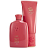 Oribe Bright Blonde sanftes Shampoo für hellblonde Haarfarbe 250 ml + pflegende Spülung für hellblonde Haarfarbe 200 ml + Papiertüte, Kosmetikset
