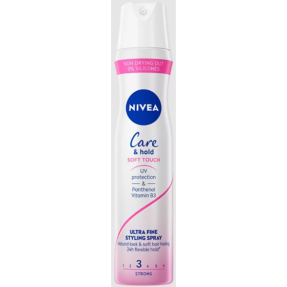 Nivea Care & Hold Soft Touch Haarspray mit Panthenol und Vitamin B3 250 ml