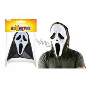 Rappa Halloween Maske Geisterschrei 1 Stück