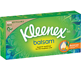 Kleenex Balsam 3-lagige Papiertaschentücher in der Box, 64 Stk.