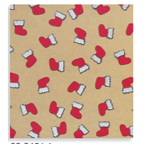 Zoewie Geschenkpapier 70 x 150 cm Weihnachten Einfach das Beste natürlich Weihnachtsstrumpf
