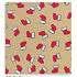 Zoewie Geschenkpapier 70 x 150 cm Weihnachten Einfach das Beste natürlich Weihnachtsstrumpf