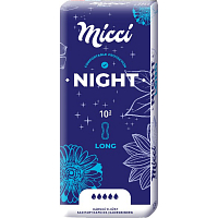 Micci Classic Night Damenbinden, 10 Stück