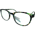 Berkeley Lese-Dioptrienbrille +3,0 Kunststoff blau grün-braun 1 Stück MC2198