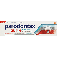 Parodontax Zahnfleisch + Atem & Sensibilität Zahnpasta mit Fluorid, 75 ml