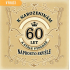 Nekupto Karte Jahrestag 60 Jahre 150 x 150 mm Geburtstag