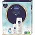 Nivea Feel Soft Soft Frische-Feuchtigkeitscreme für Körper, Gesicht und Hände 100 ml + Original Care Antitranspirant Roll-on 50 ml + Creme Soft Duschgel 250 ml, Kosmetikset für Frauen