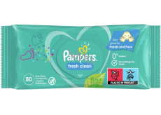 Pampers Fresh Clean Feuchtigkeits-Reinigungstücher für Kinder 80 Stück