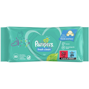 Pampers Fresh Clean Feuchtigkeits-Reinigungstücher für Kinder 80 Stück