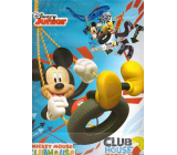 Ditipo Papier Geschenktüte 26,4 x 12 x 32,4 cm Disney Mickey Mouse auf der Schaukel