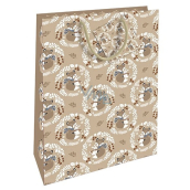 Nekupto Weihnachtstasche WBXL 2443 gold CZ/xSK/HU