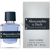 Abercrombie + Fitch 100% Passion Eau de Toilette für Männer 30 ml