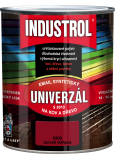 Industrol S2013 universell glänzend Deckfarbe für Metall und Holz, 8300 Kirschrot, 750 ml