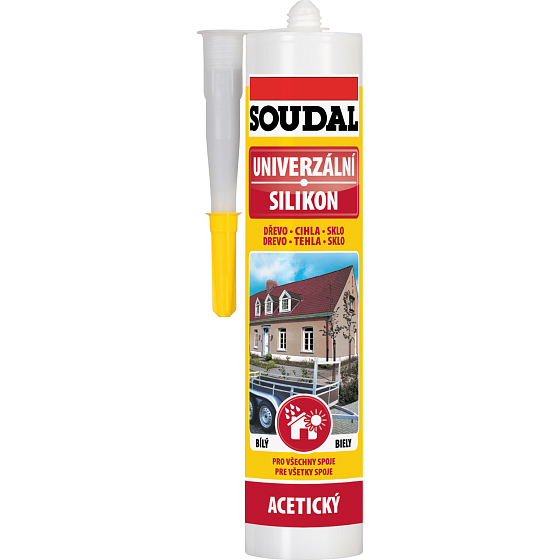 Soudal universelles Silicone, weiß, 280 ml