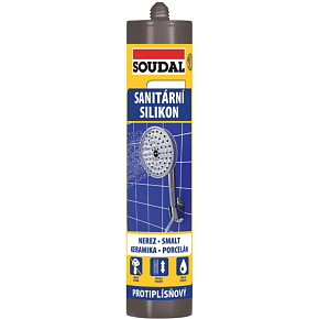 Soudal Sanitärsilikon, transparent, 280 ml