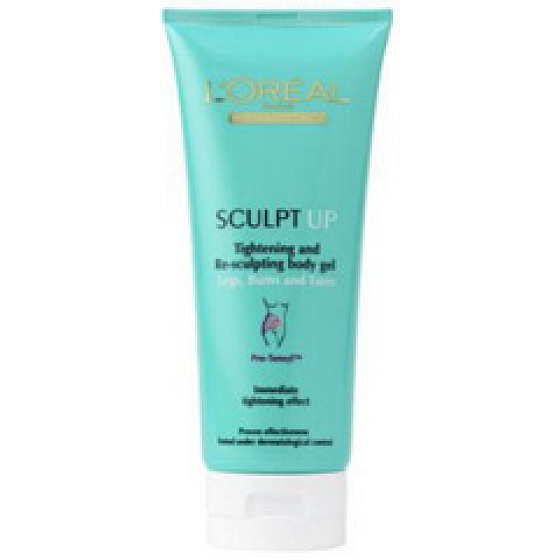 Loreal Paris Sculpt Up Körpermodelliergel zur Stärkung von Bauch und Po 200 ml