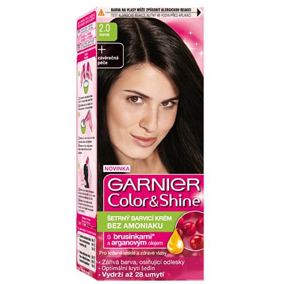 Garnier Color & Shine Haarfarbe 2.0 schwarz