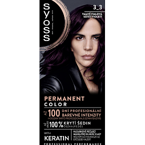 Syoss Haarfarbe, 3-3 dunkelviolett Syoss Haarfarbe, 3-3 dunkelviolett