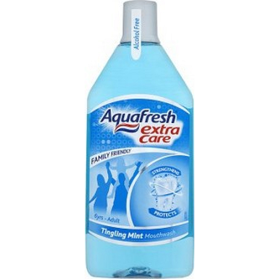 Aquafresh Extra Care Tingling Mint Mundwasser 500 ml