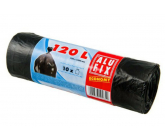 Alufix Economy Müllsäcke schwarz, 17µ, 120 Liter, 70 x 100 cm, 10 Stück