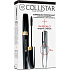 Collistar Three Dimensional Super Mascara Schwarz 8 ml + Professionelle Pinzette mit Beleuchtung 1 Stück, Kosmetikset