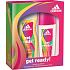 Adidas mach dich bereit! für ihr parfümiertes Deo-Glas 75 ml + Duschgel 250 ml, Kosmetikset