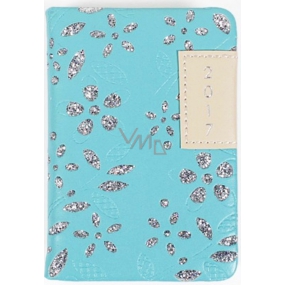 Albi Diary Mini Blue mit Glitzer 7,5 cm × 11 cm × 1,1 cm