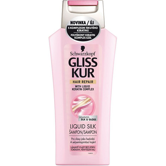 Gliss Kur Flüssiges Seidenglanz Regenerierendes Haarshampoo 250 ml