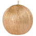 Perle umklammerte Kerze goldene Kugel 70 mm