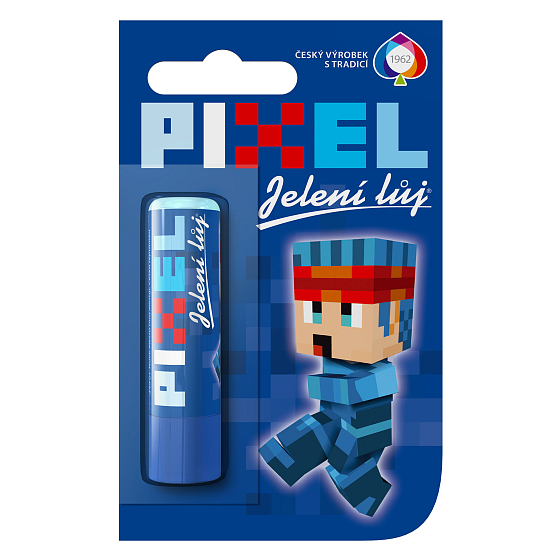 Regina Pixel Deer Talg Lippenbalsam für Jungen mit Kaugummi Geschmack 4,5 g