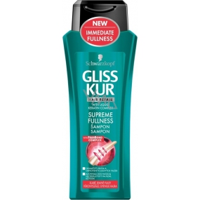 Gliss Kur Supreme Fullness Shampoo für schwaches und feines Haar 250 ml