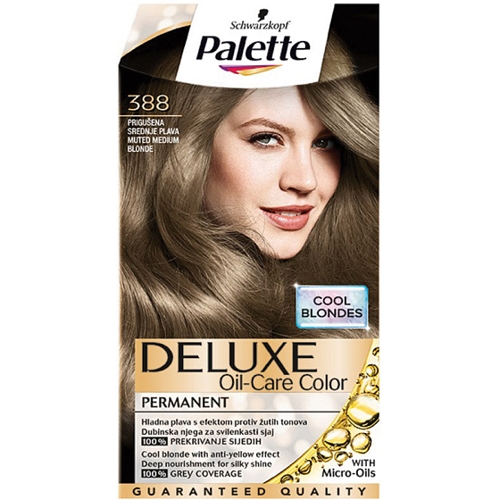 Schwarzkopf Palette Deluxe Oil - Pflegefarbe 388 Gedämpftes mittleres Kitz