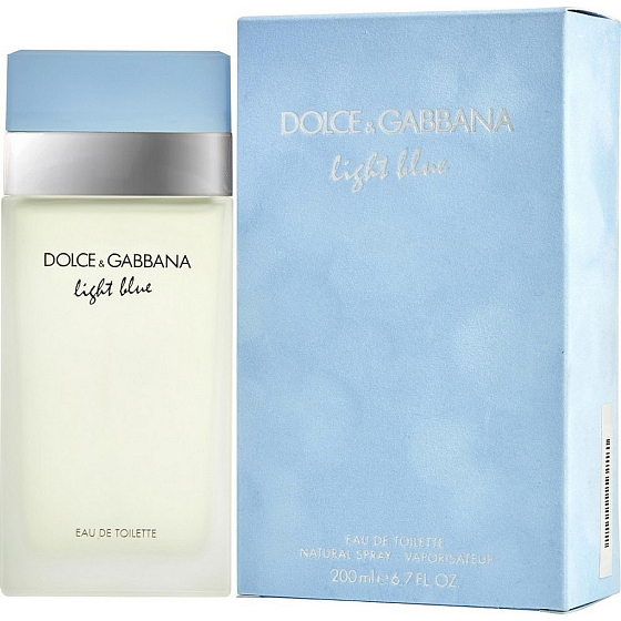 Dolce & Gabbana Hellblau EdT 200 ml Eau de Toilette Ladies