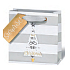 BSB Luxus Geschenk Papiertüte 14,5 x 15 x 6 cm Weihnachten VDT 428 - CD