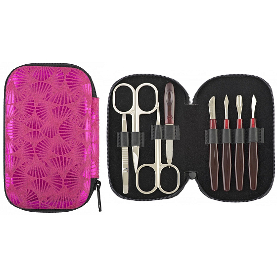 Dup Manicure Pink Kunstleder 8-teiliges Muster 230402-344
