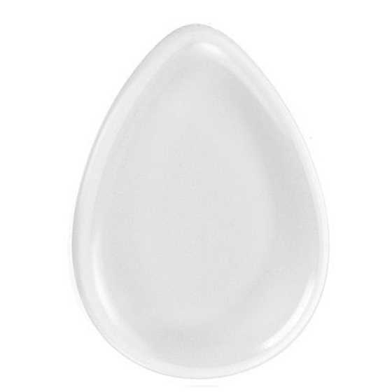 Donegal Make-up Schwamm, Silikon, weiß 6 cm