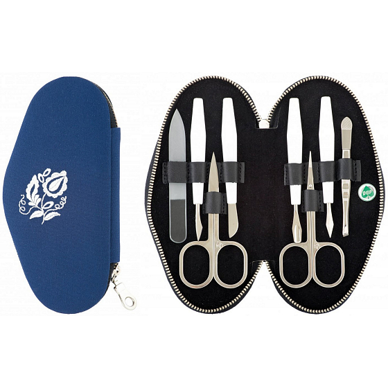 Dup Manicure Folklore Stoff 8-teiliges Set mit Stickerei 230404-040