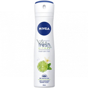 Nivea Fresh Citrus Antitranspirant Deodorant Spray für Frauen 150 ml